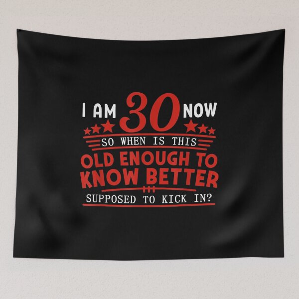 Item preview,  30th Birthday When Enough Know Better designed and sold by dominique235.