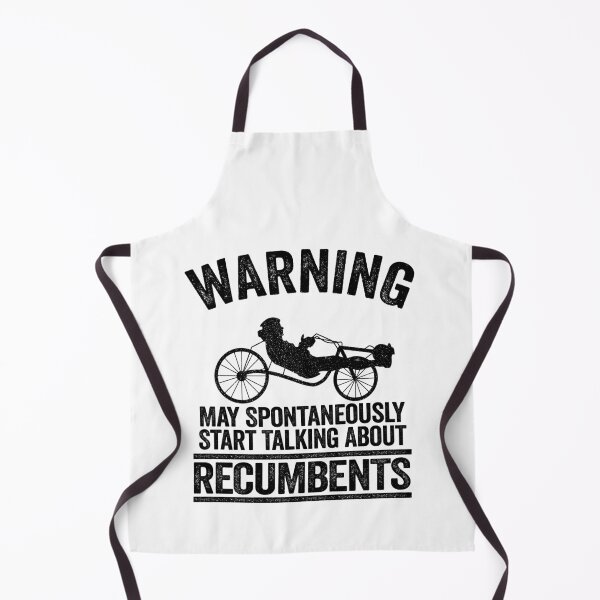 Item preview, Warning May Spontaneously Start Talking About Recumbents Funny Recumbent Bike designed and sold by Stronzi.