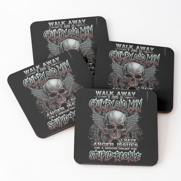 Item preview,  Walk Away Grumpy Have Anger Issues Skull designed and sold by suzanso.