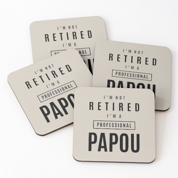 Item preview, Mens I'm Not Retired I'm a Professional Papou - Dad & Grandpa designed and sold by cidolopez.