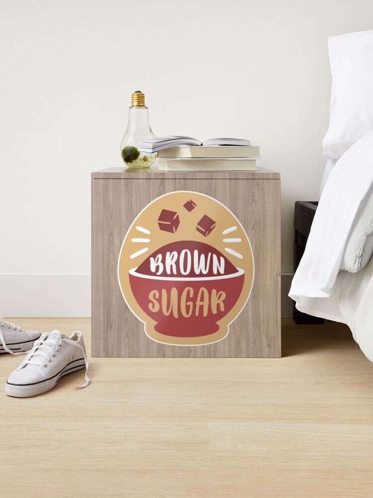 Container Label - Brown Sugar Sticker for Sale by BeautifulHues