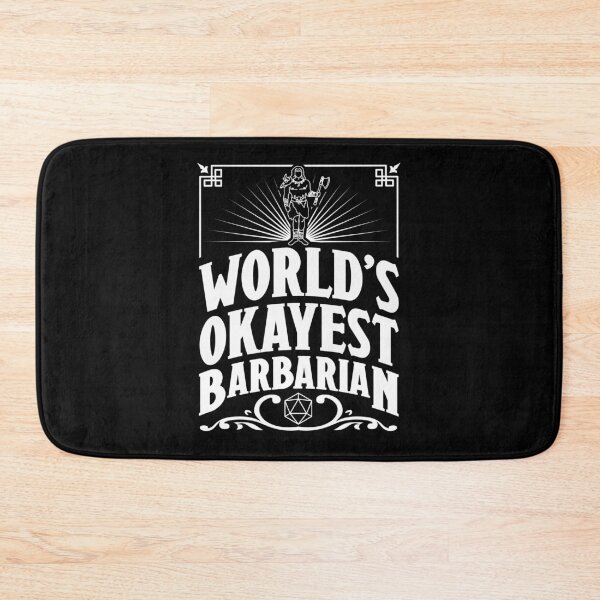 Item preview, D&D Worlds Okayest Barbarian designed and sold by McPod.