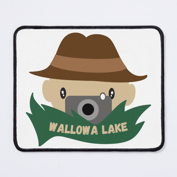 Item preview, Wallowa Lake in Wallowa County, Oregon, USA - Family Outdoor Adventure Camping Destination Logo designed and sold by Vintage-TM.