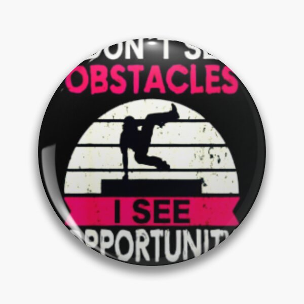 Artikelvorschau, Ich sehe keine Hindernisse Ich sehe Chancen Freerunning Parkour T-Shirt entworfen und verkauft von spolayastore.