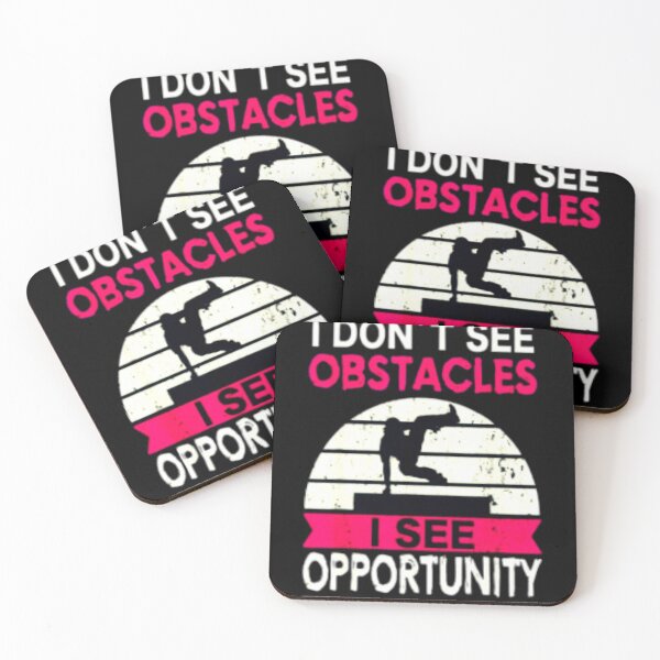 Aperçu de l'œuvre Je ne vois pas d'obstacles, je vois une opportunité T-shirt Freerunning Parkour créée et vendue par spolayastore.