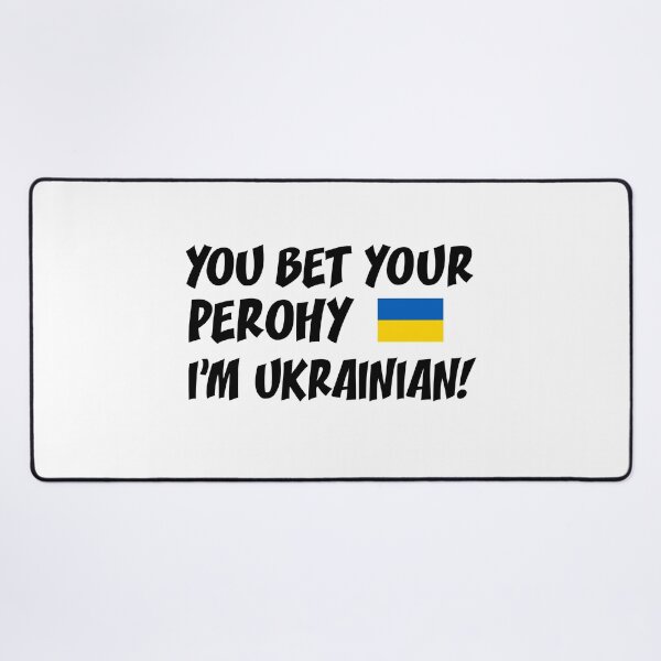 Item preview, You Bet Your Perohy I'm Ukrainian Flag Of Ukraine designed and sold by jaycartoonist.