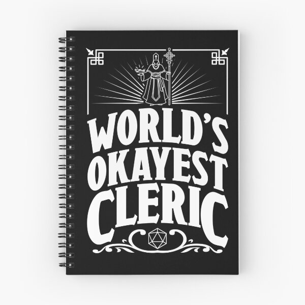 Item preview, D&D Worlds Okayest Cleric designed and sold by Meta Cortex.
