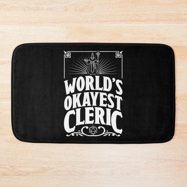 Item preview, D&D Worlds Okayest Cleric designed and sold by McPod.