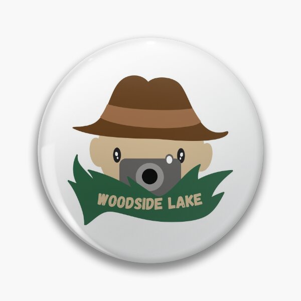 Item preview, Woodside Lake in Ohio, USA - Family Outdoor Adventure Camping Destination Logo designed and sold by Vintage-TM.