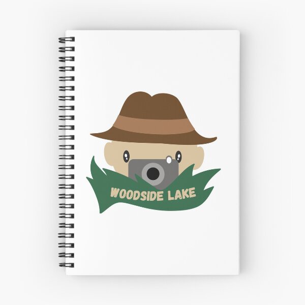 Item preview, Woodside Lake in Ohio, USA - Family Outdoor Adventure Camping Destination Logo designed and sold by Vintage-TM.