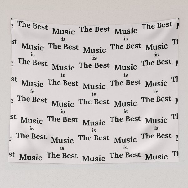 Item preview, Music is the Best Cap designed and sold by BuffaloForest.