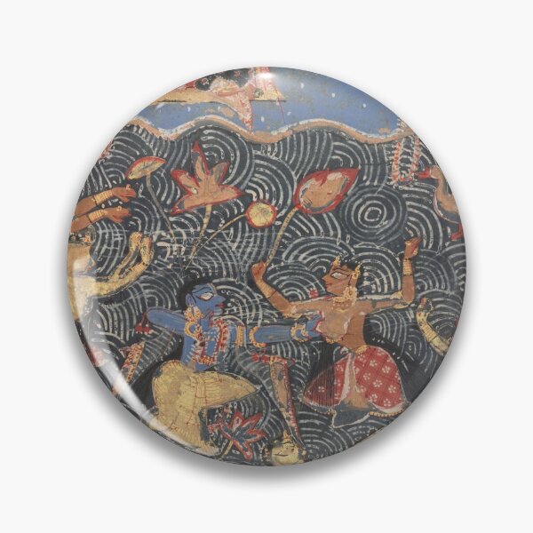 Item preview, Krishna Sporting with the Gopis in the Jumna River  designed and sold by HinduArtGallery.