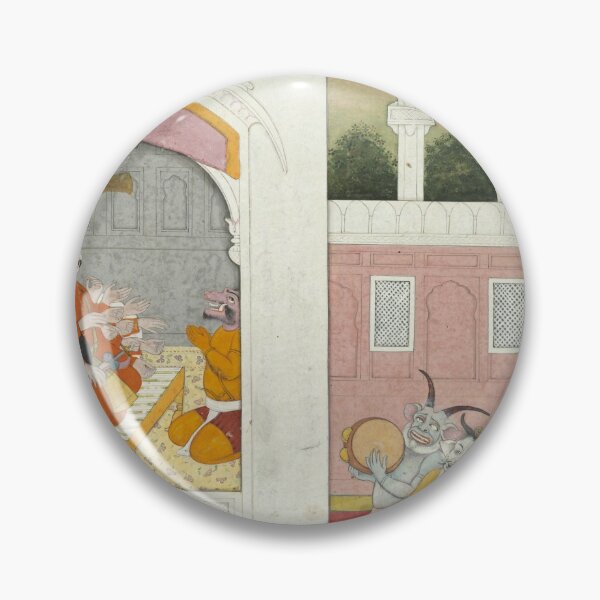 Item preview, King Bana Enjoying Music in His Court designed and sold by HinduArtGallery.