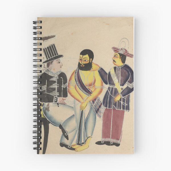 Item preview, Jailer Receiving the Mahant of Tarakeshwar in Prison designed and sold by HinduArtGallery.