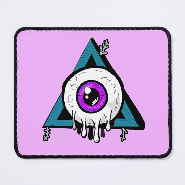 Item preview, Melting purple all seeing eye purple pink background designed and sold by DemonicGloom.