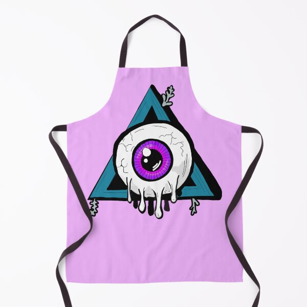 Item preview, Melting purple all seeing eye purple pink background  designed and sold by DemonicGloom.