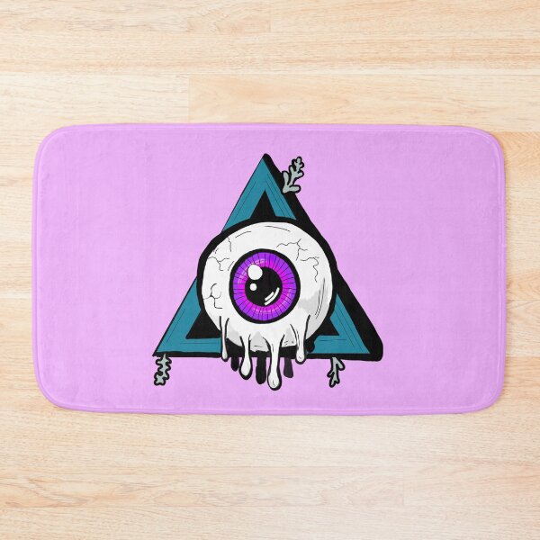 Item preview, Melting purple all seeing eye purple pink background  designed and sold by DemonicGloom.