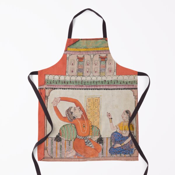Item preview, A Couple in Their Chamber in Early Morning designed and sold by HinduArtGallery.
