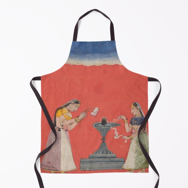 Item preview, Women Worshipping a Shiva Linga designed and sold by HinduArtGallery.