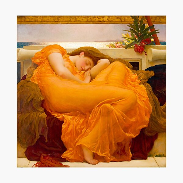 Item preview, Frederic Lord Leighton. Flaming june designed and sold by likiska.