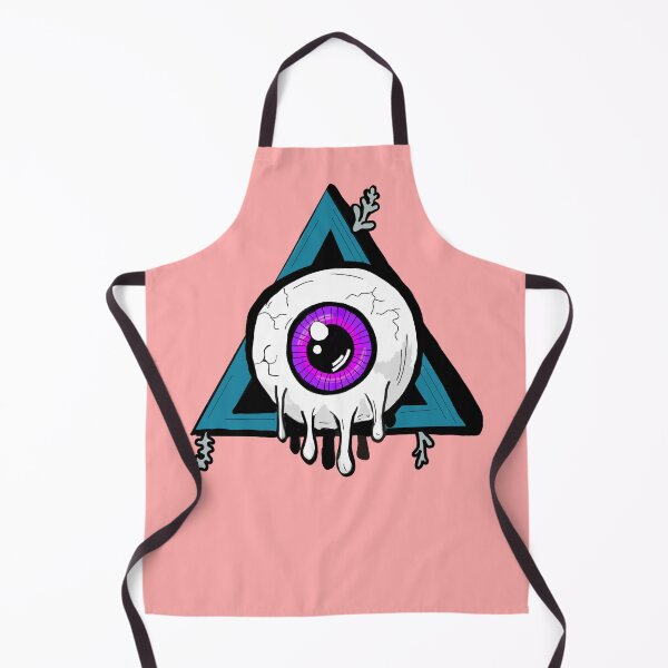 Item preview, Melting purple all seeing eye baby pink background  designed and sold by DemonicGloom.