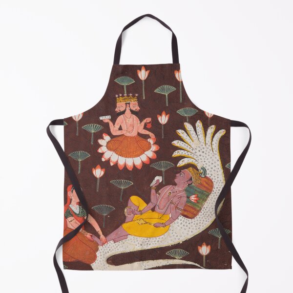Item preview, Vishnu on Ananta, the Endless Serpent designed and sold by HinduArtGallery.