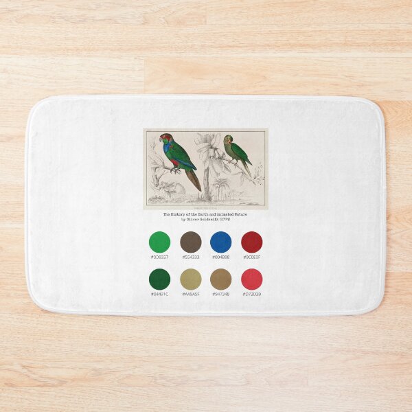 Item preview, Colour Palette of The History of the Earth and Animated Nature by Oliver Goldsmith (1774) designed and sold by CoffeewithAnh.