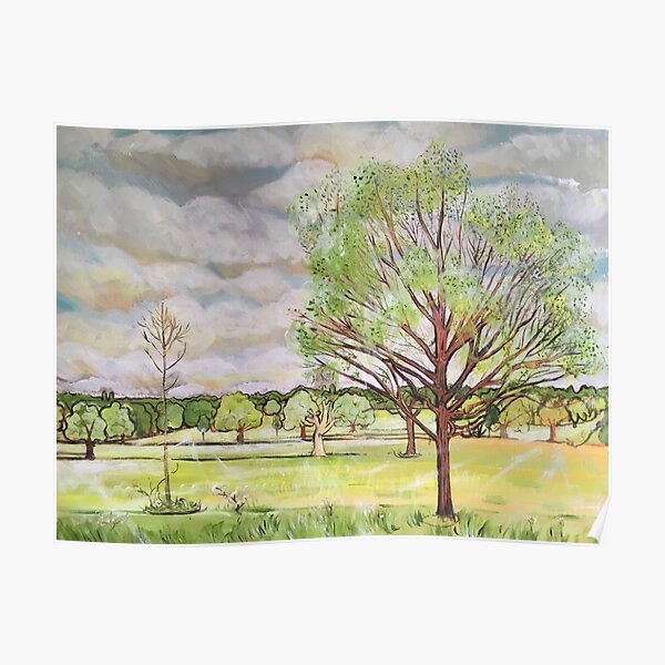 Gentle Clouds Rolling By Poster