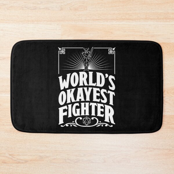 Item preview, D&D Worlds Okayest Fighter designed and sold by McPod.