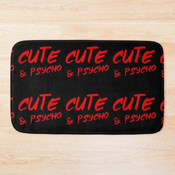Item preview, Cute & Psycho | Cool Quote Design designed and sold by D-Shirt-More.