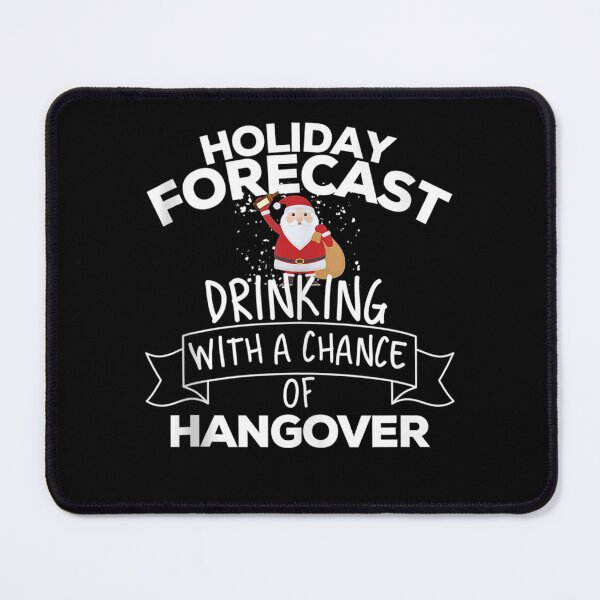 Item preview, Holiday Forecast Drinking With A Chance Of Hangover Party Tank Top designed and sold by EugeneShop.