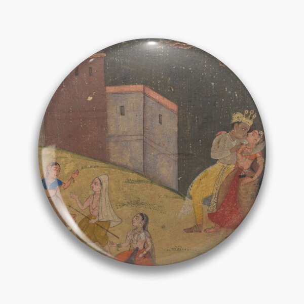 Item preview, Radha and Krishna Caught in a Storm designed and sold by HinduArtGallery.