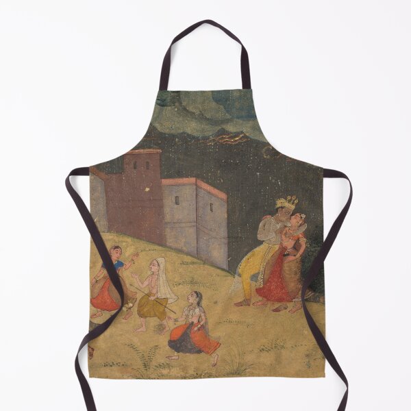 Item preview, Radha and Krishna Caught in a Storm designed and sold by HinduArtGallery.