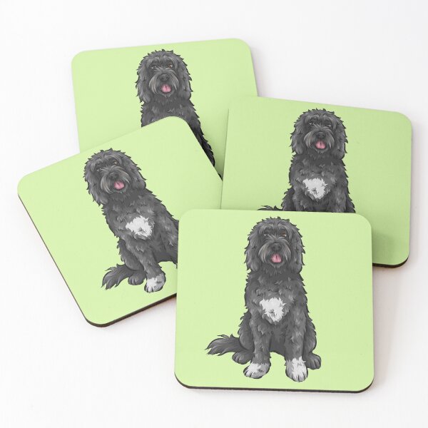 Item preview, Portuguese Water Dog | Cute Dog Art designed and sold by shirinsart.
