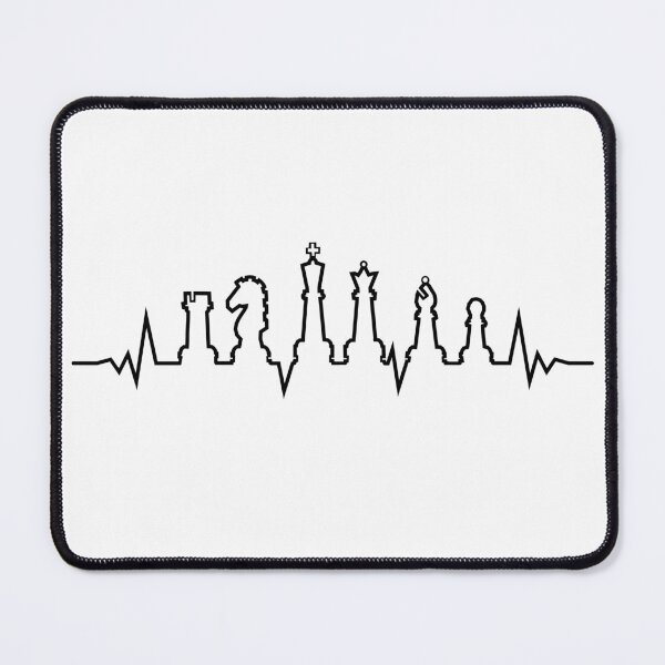 Item preview, Chess Heartbeat Gift for Chess Lovers and Chess Club Fans designed and sold by Dexter Freeman.