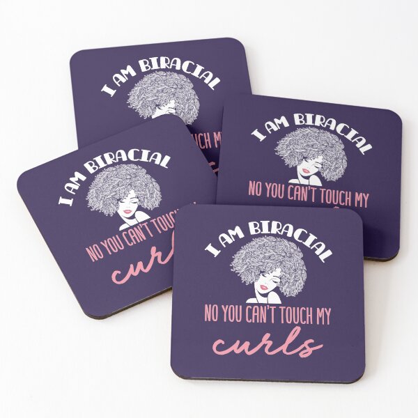 Item preview, I Am Biracial Funny Multiracial Mixed Girl Curls designed and sold by jaygo.
