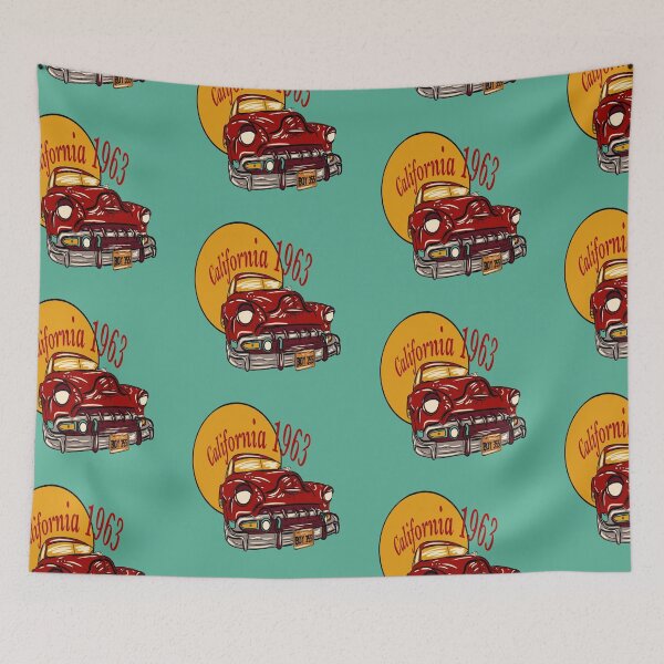 Item preview, Retro car. California 1963 designed and sold by Labambapattern.