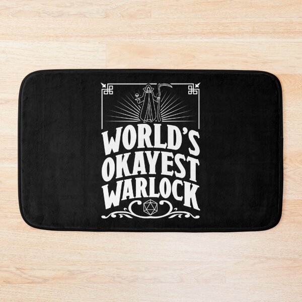Item preview, D&D Worlds Okayest Warlock designed and sold by McPod.