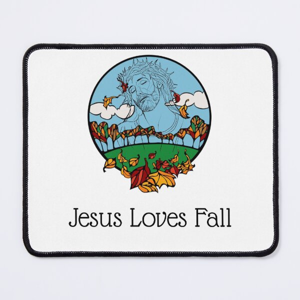 Item preview, Jesus Loves Fall designed and sold by JigglePeek.