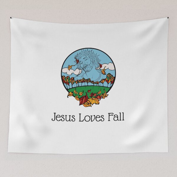 Item preview, Jesus Loves Fall designed and sold by JigglePeek.
