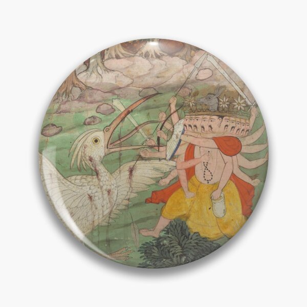 Item preview, Battle of Ravana and Jatayu designed and sold by HinduArtGallery.