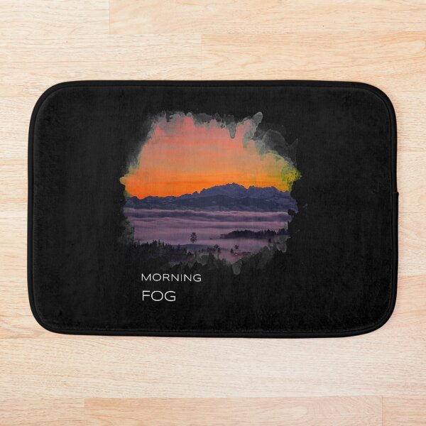 Morning Fog Bath Mat