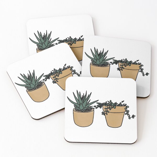 Item preview, Colorful Succulents Line Drawing designed and sold by makesbymiss.