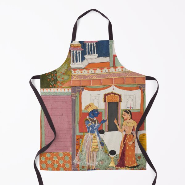 Item preview, Krishna and Radha Quarreling designed and sold by HinduArtGallery.