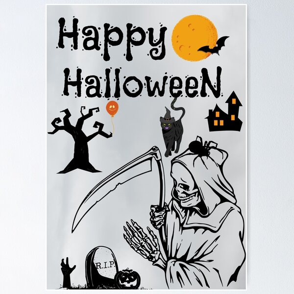 Item preview, Happy Halloween  designed and sold by siyaforshort.
