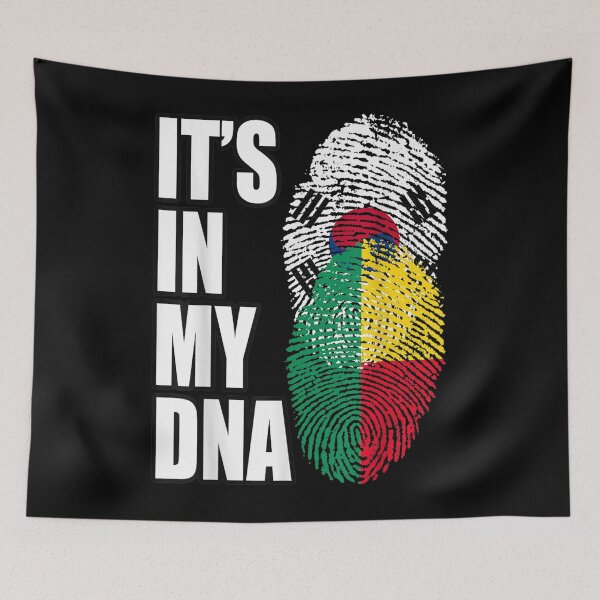 Item preview,  Benin South Korean Heritage Flag designed and sold by suzanso.