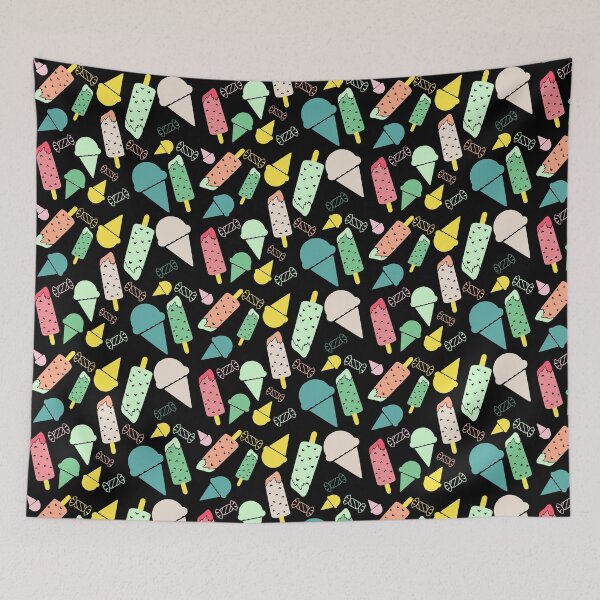 Item preview, icecream on black designed and sold by susycosta.