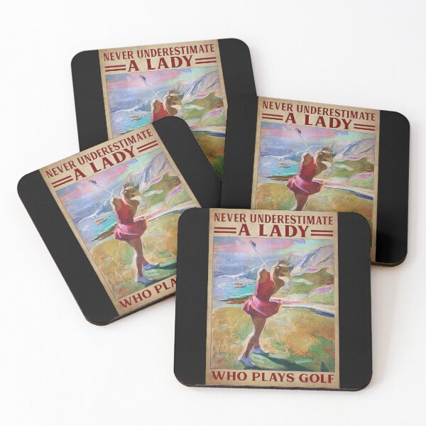 Item preview, Never Underestimate A Lady Who Plays Golf - Lady Plays Golf - Women Plays Golf designed and sold by MagicatcoArt.