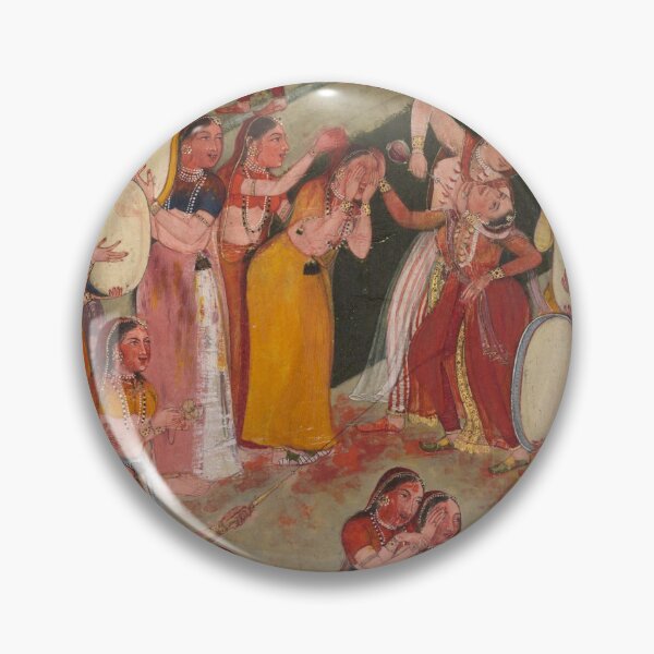 Item preview, Girls Spraying Each Other at Holi designed and sold by HinduArtGallery.