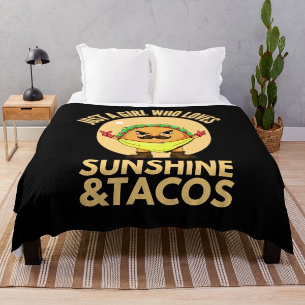 Item preview, Just A Girl Who Loves Sunshine And Tacos designed and sold by Davestre Designs.